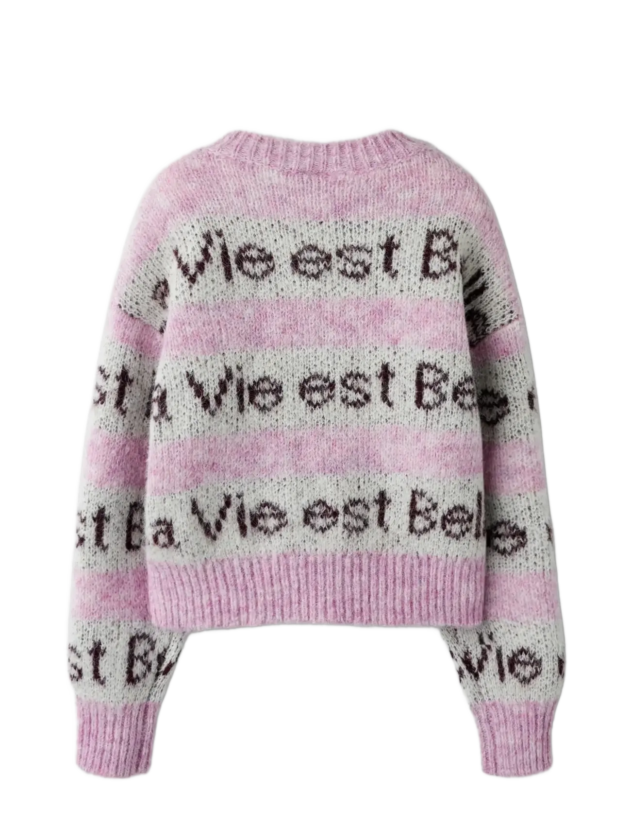 name it - NKFNALA LS KNIT - neulepuserot - bonbon - 2