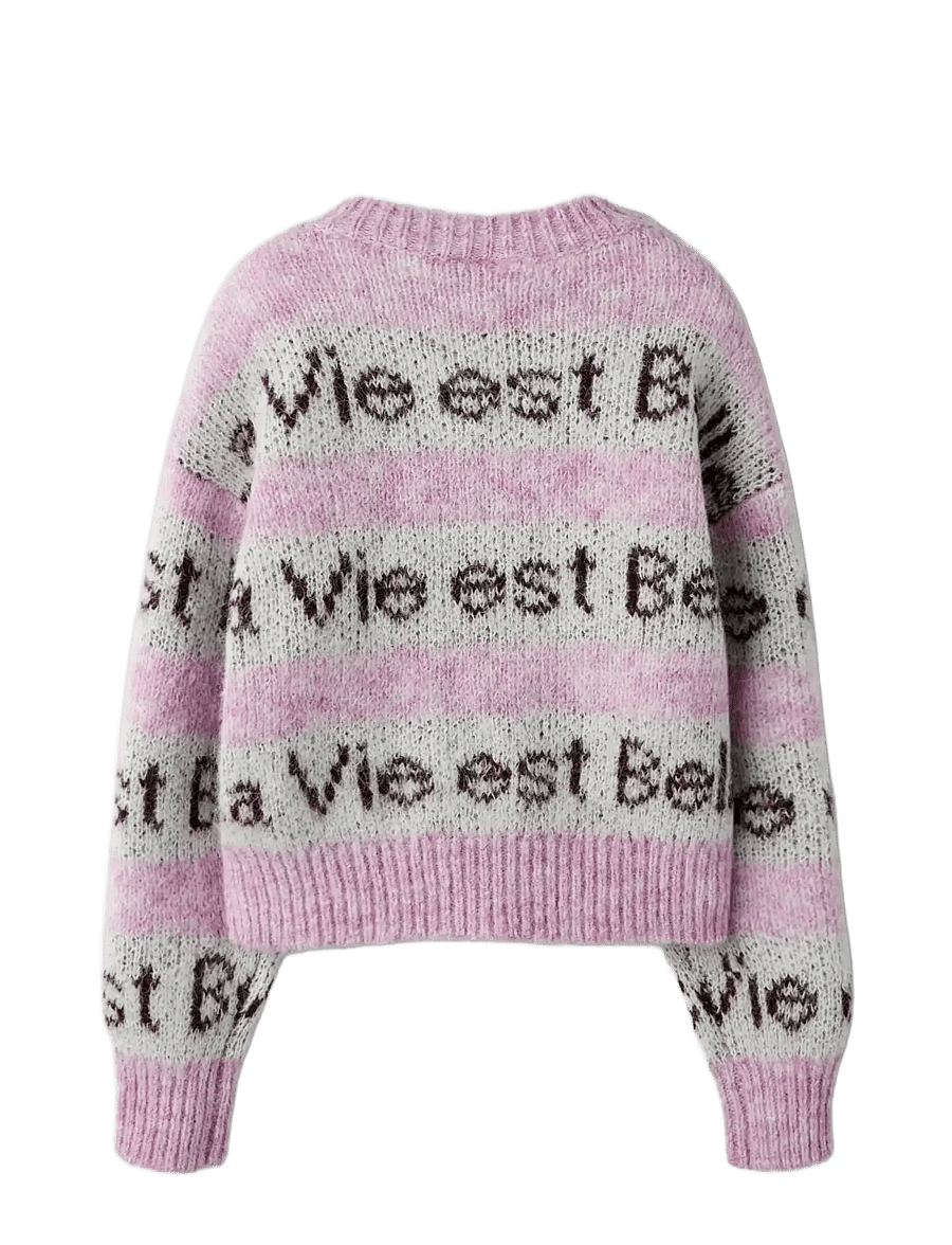 name it - NKFNALA LS KNIT - gensere - bonbon - 2