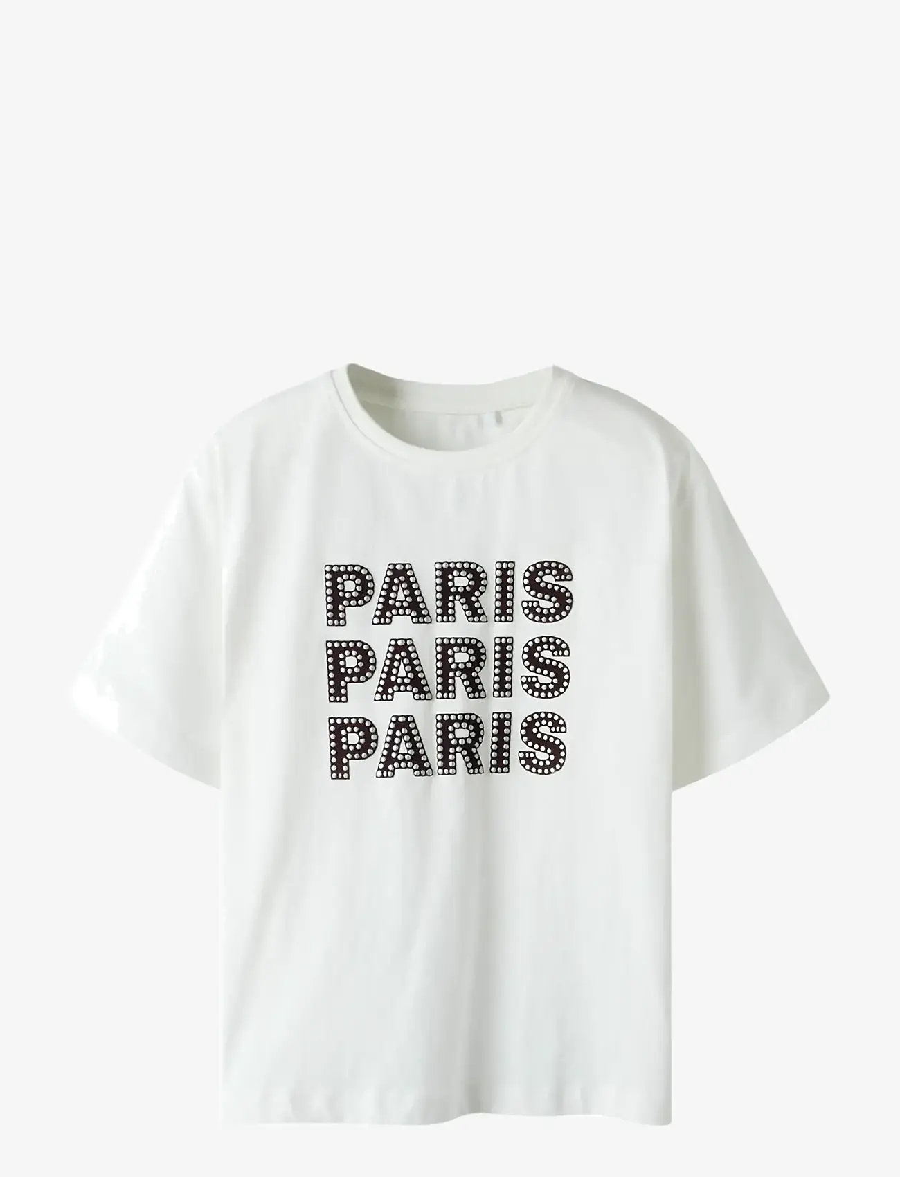 name it - NKFNIKKA SS NREG TOP - short-sleeved t-shirts - bright white - 1