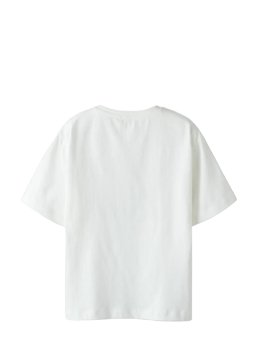 name it - NKFNIKKA SS NREG TOP - kortærmede t-shirts - bright white - 2