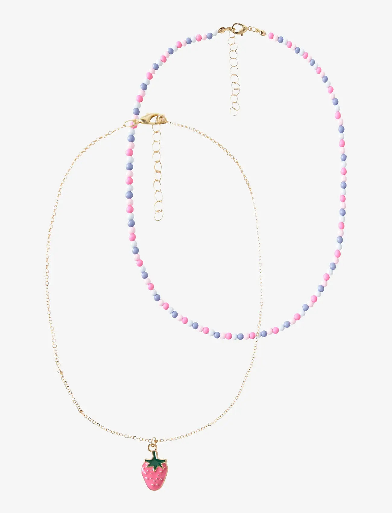 name it - NKFFILONA 2P NECKLACE - halsketten - gold colour - 0