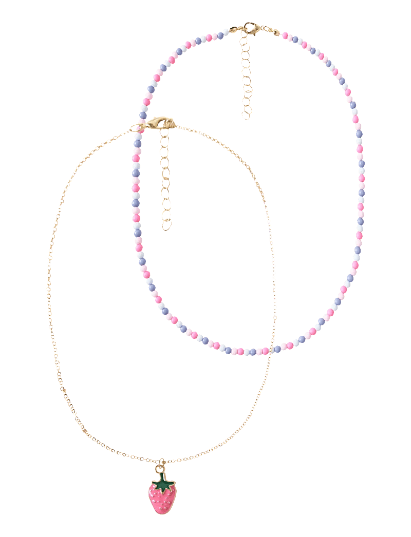 name it - NKFFILONA 2P NECKLACE - halsketten - gold colour - 0
