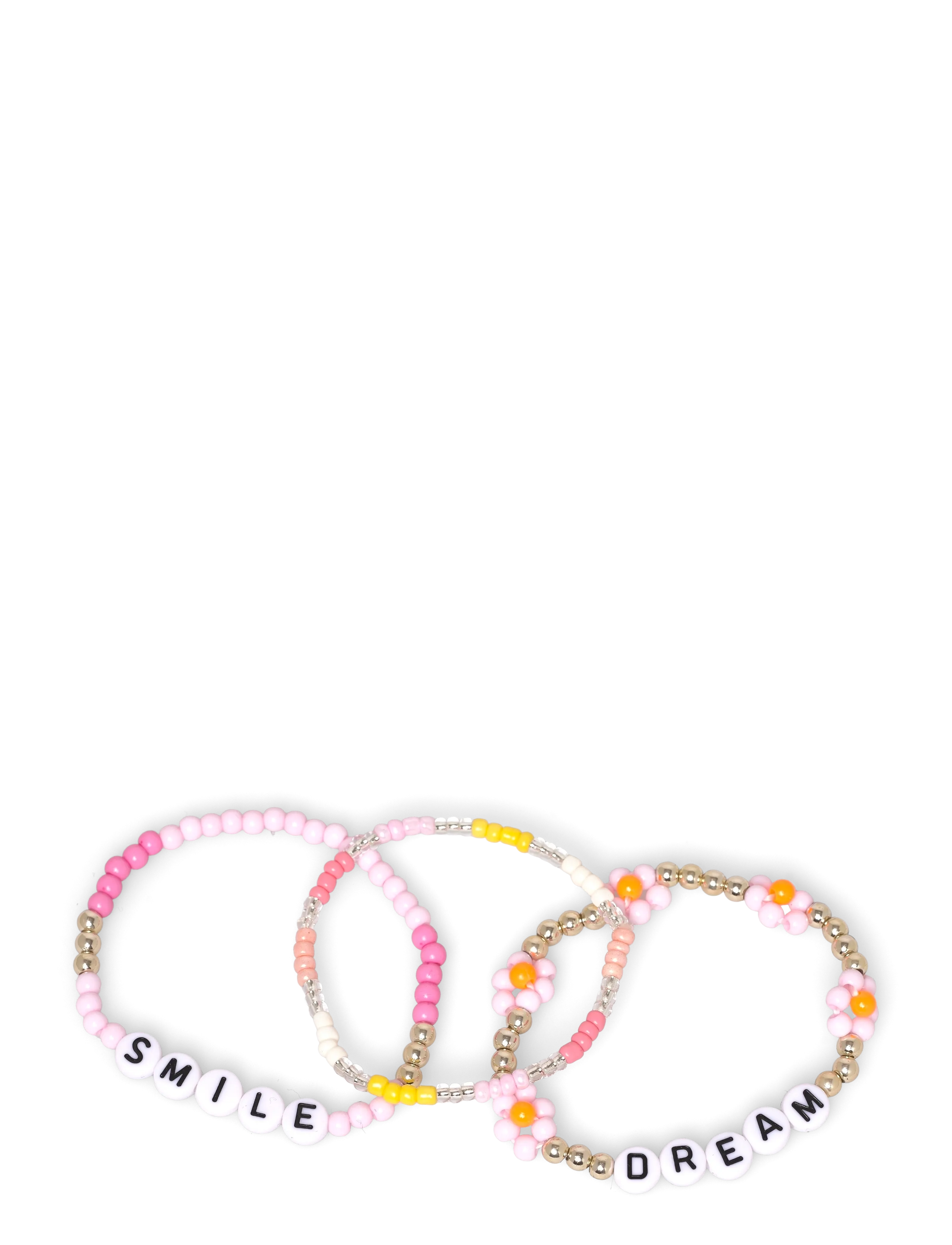 name it NMFFANDANGO 3P BRACELET - Bērnu rotaslietas - CRADLE PINK / multi