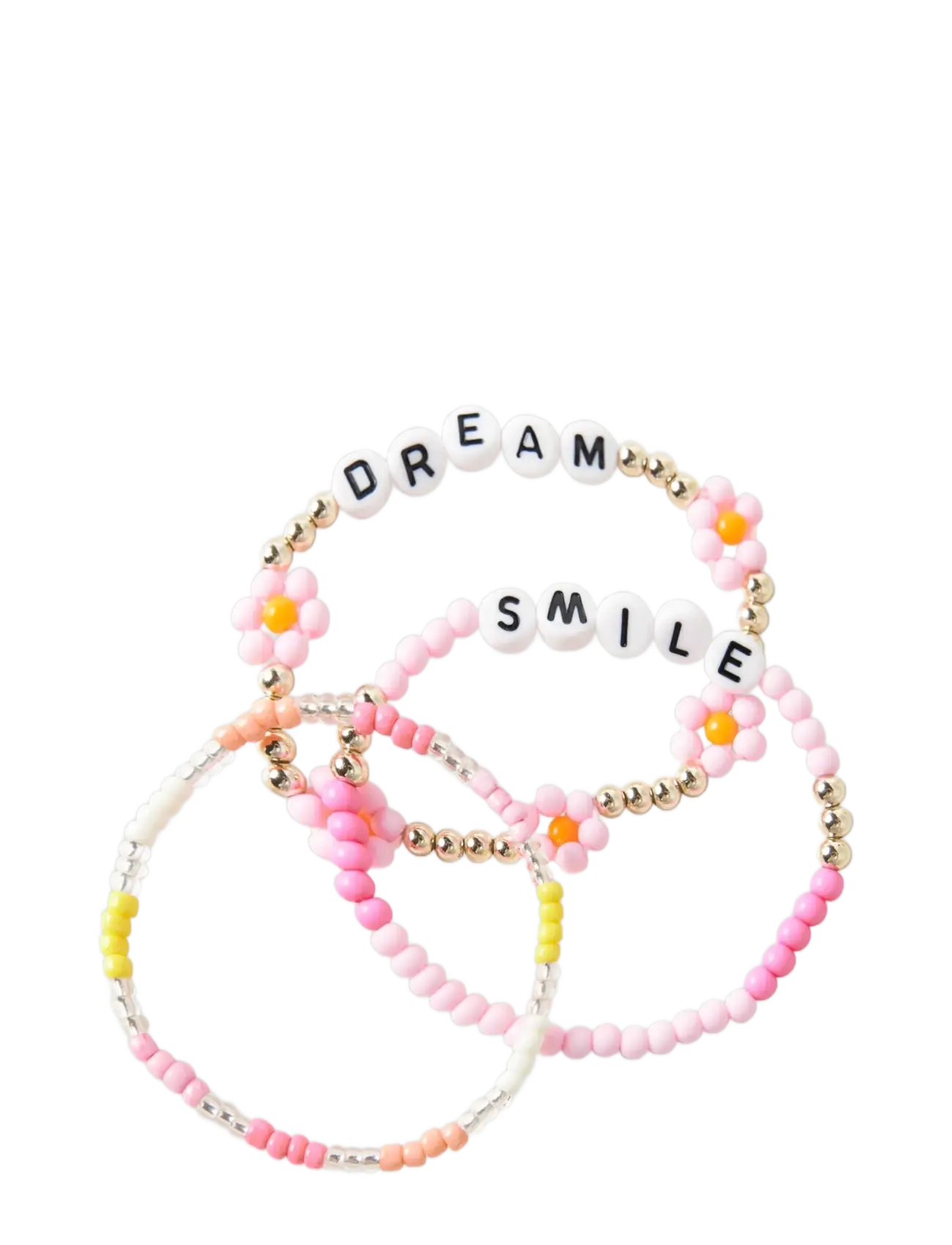 name it - NMFFANDANGO 3P BRACELET - armbänder - cradle pink - 1