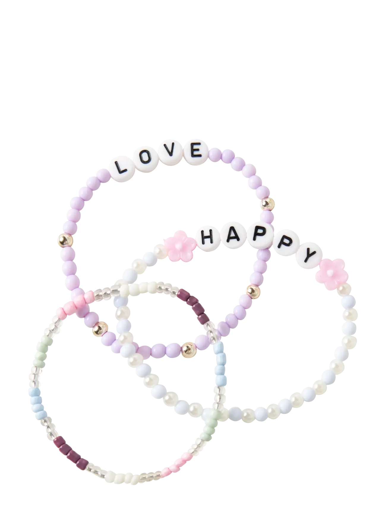 name it NMFFANDANGO 3P BRACELET - Bērnu rotaslietas - LAVENDER FOG / multi