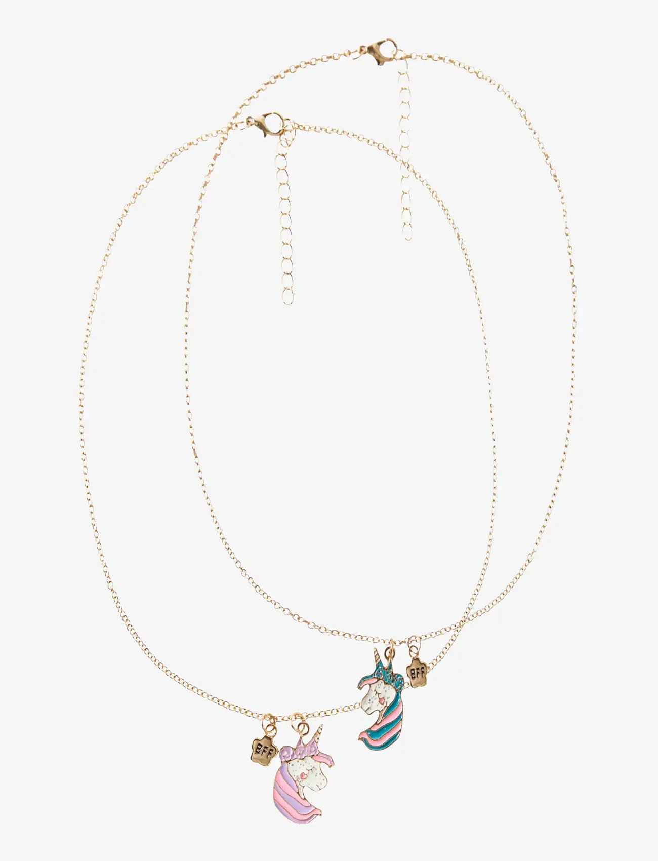 name it - NMFFOREVER 2P NECKLACE - necklaces - gold colour - 0