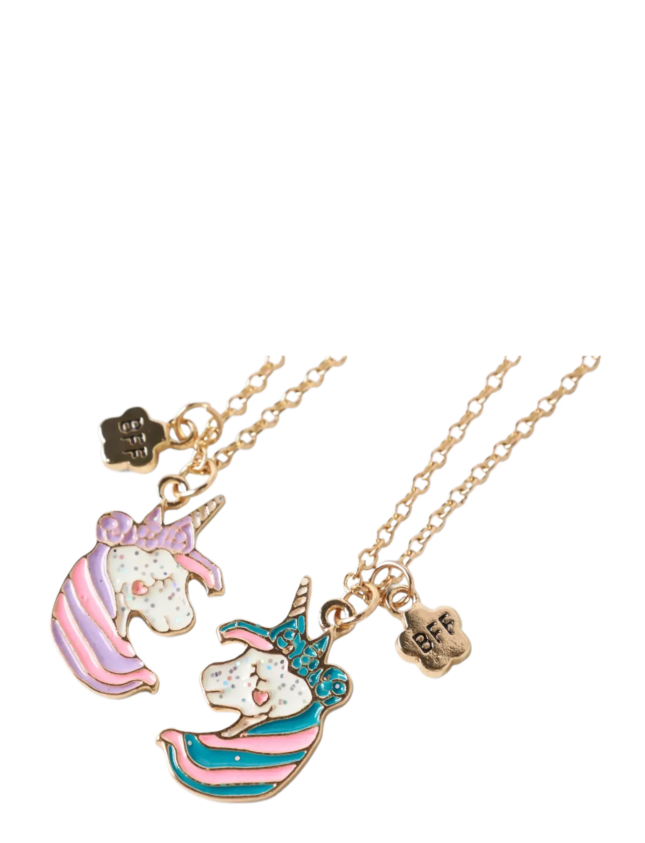 name it - NMFFOREVER 2P NECKLACE - gode sommertilbud - gold colour - 1