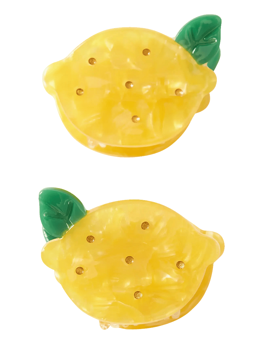 name it - NMFFUNELLA 2P HAIRCLAW - lemonade - 0