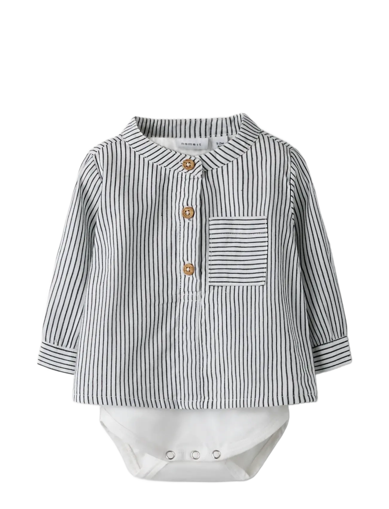 name it - NBMFAR LS SHIRTBODY - gode sommertilbud - cloud dancer - 2