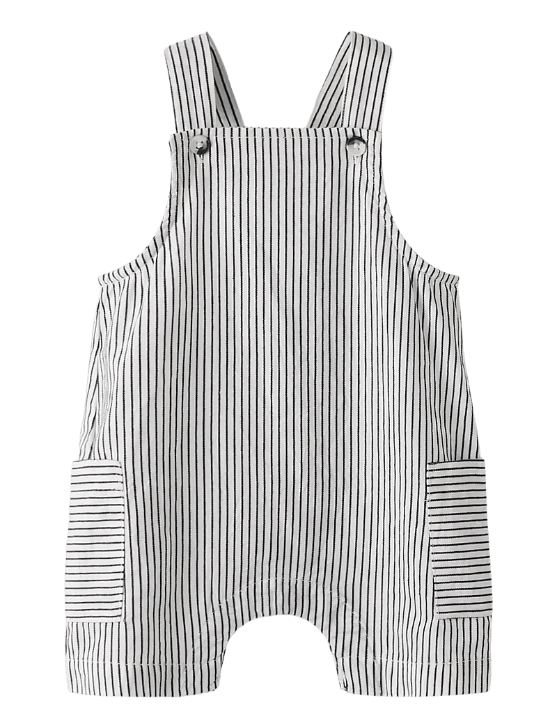 name it - NBMFAR SHORTS OVERALL - buksedragter - cloud dancer - 0