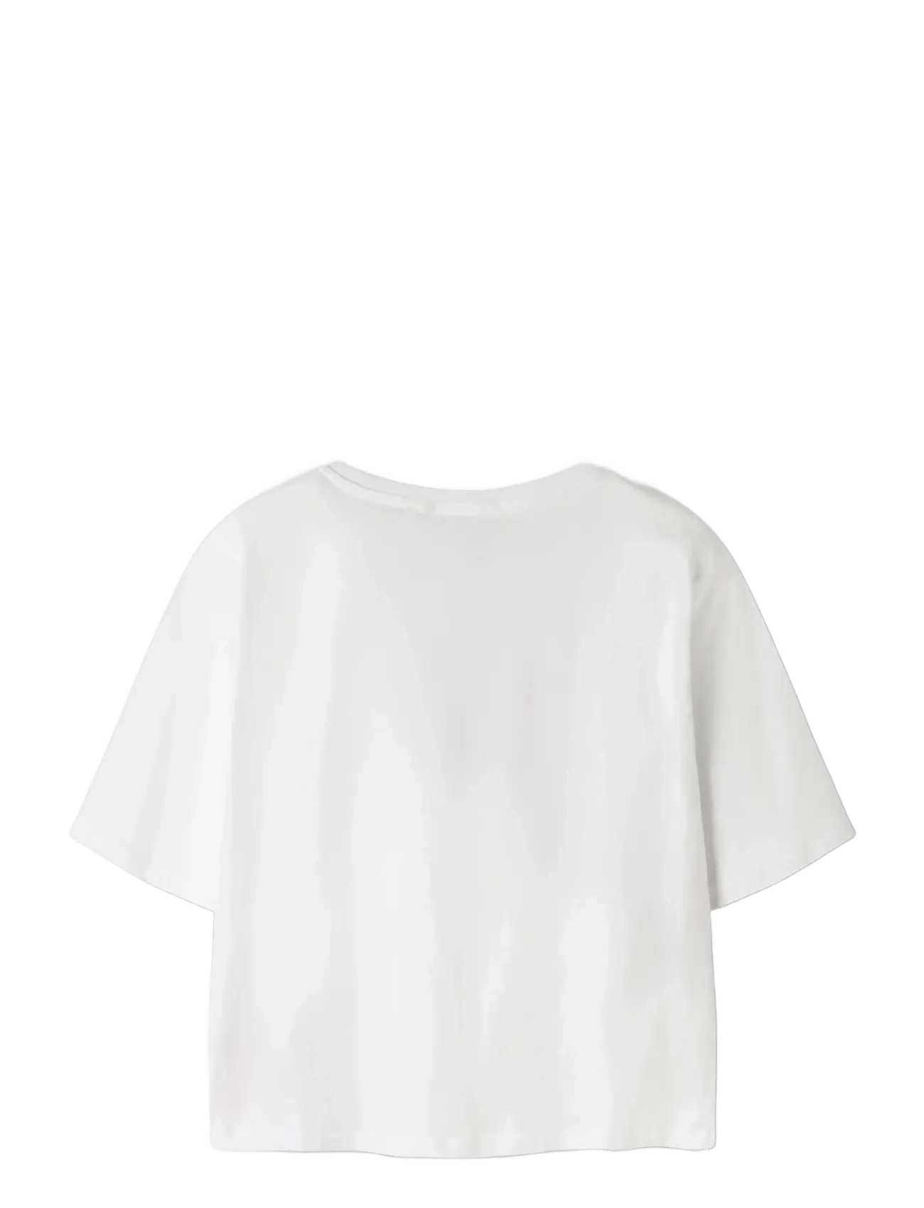 name it - NKFFARINAZ SS NREG SHORT TOP BOX - kurzärmelige - bright white - 1