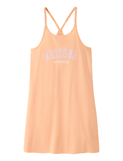 name it NKFFRONCAZ STRAP DRESS BOX - Ärmellose Freizeitkleider - PEACH FUZZ / orange