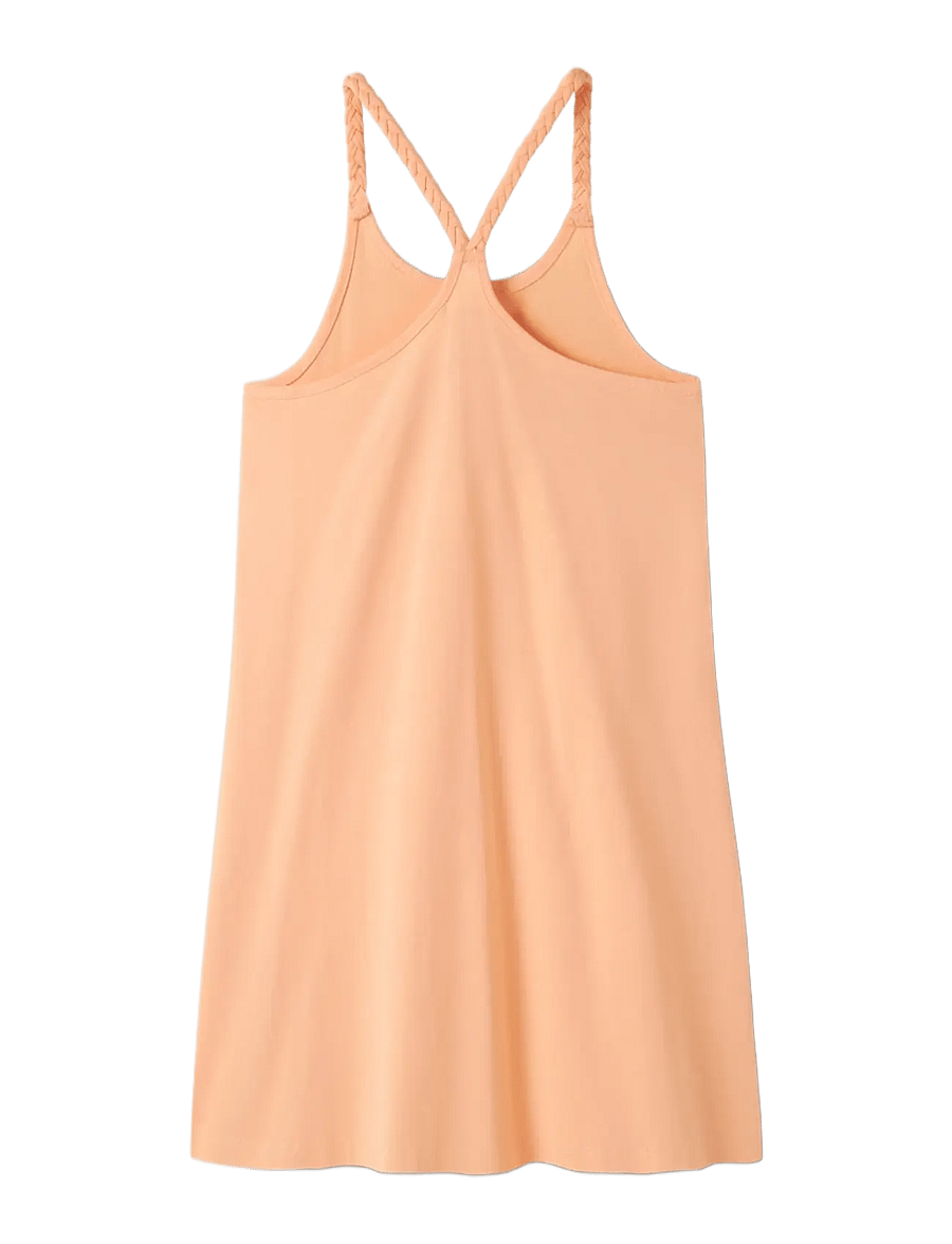 name it - NKFFRONCAZ STRAP DRESS BOX - robes décontractées sans manches - peach fuzz - 1