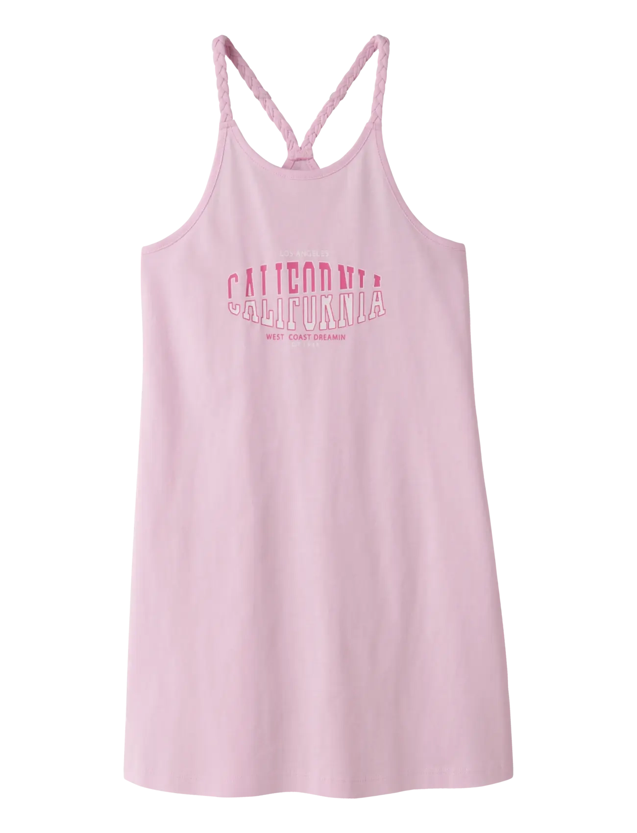 name it NKFFRONCAZ STRAP DRESS BOX - Freizeitkleider - PIROUETTE / pink/rose