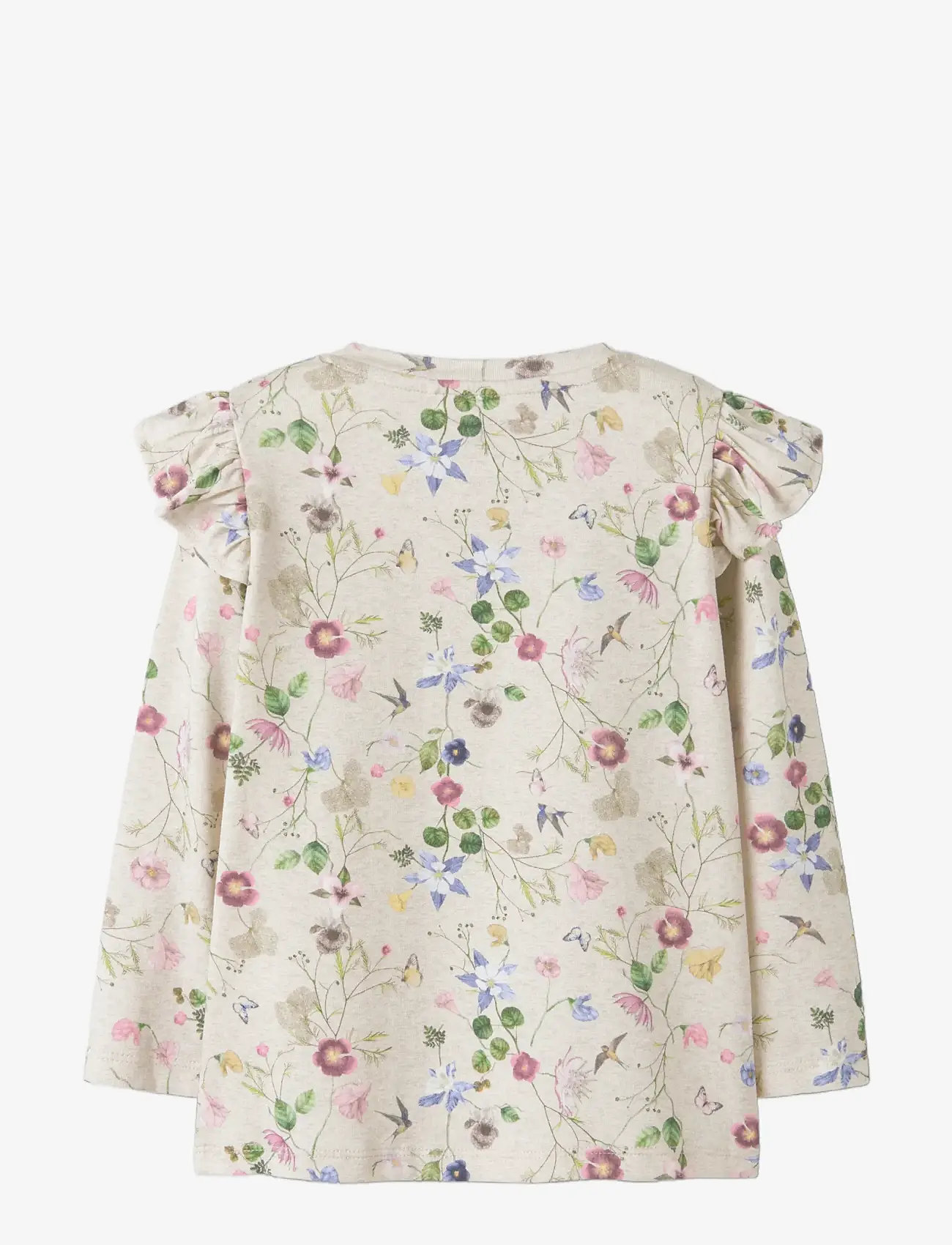 name it - NMFFALCA LS TOP - langärmelige - peyote melange - 1