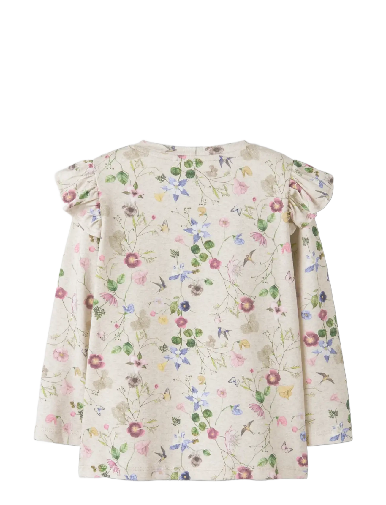 name it - NMFFALCA LS TOP - long-sleeved t-shirts - peyote melange - 1