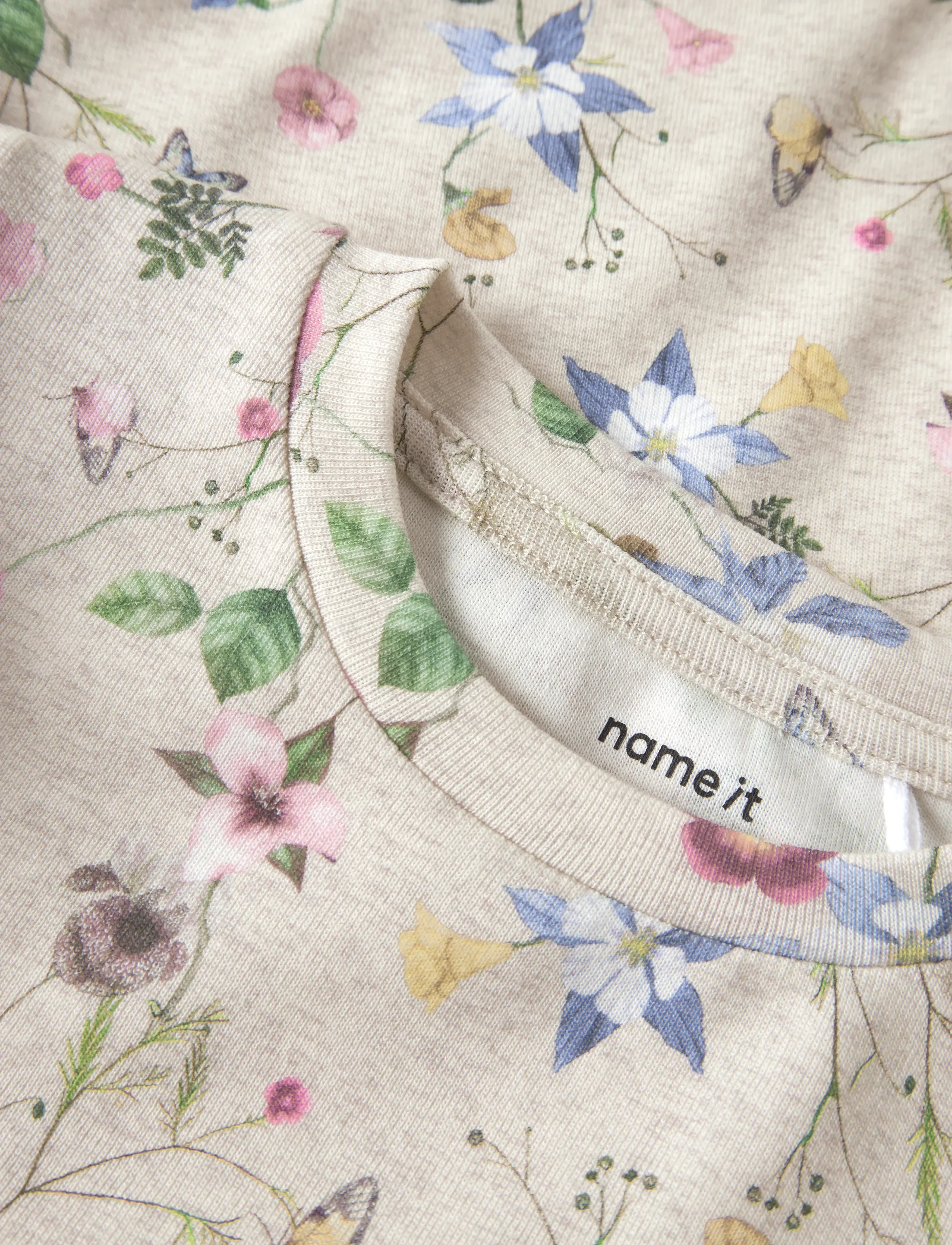 name it - NMFFALCA LS TOP - long-sleeved t-shirts - peyote melange - 3