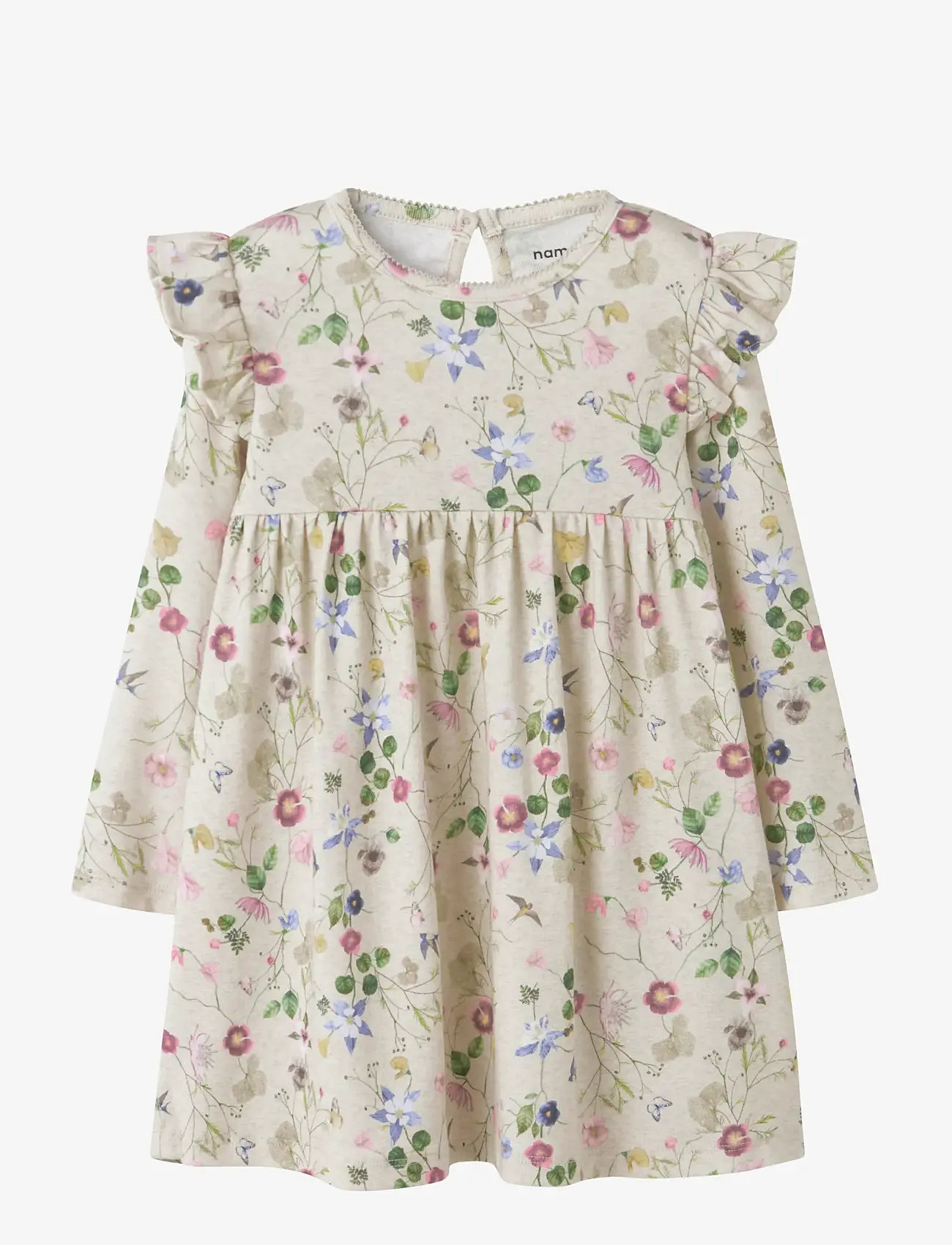 name it - NMFFALCA LS DRESS - pikkade varrukatega vabaaja kleidid - peyote melange - 0