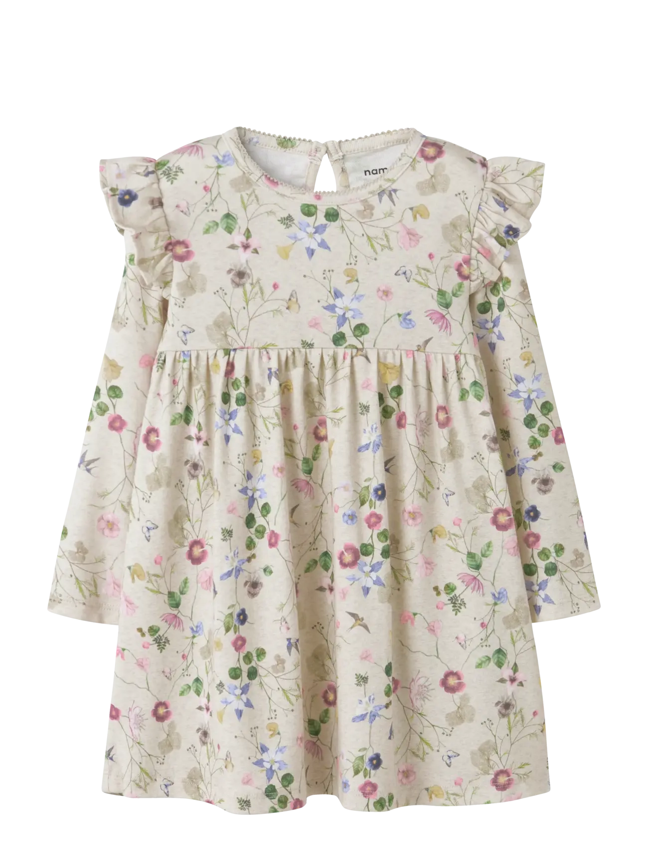 name it NMFFALCA LS DRESS - Kjoler & Nederdele - PEYOTE MELANGE / multi