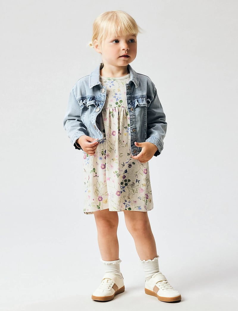 name it - NMFFALCA LS DRESS - long-sleeved casual dresses - peyote melange - 3