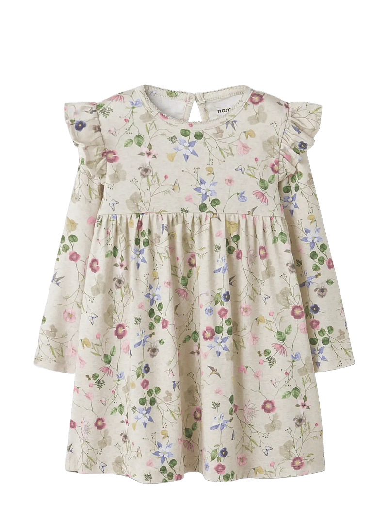 name it - NMFFALCA LS DRESS - long-sleeved casual dresses - peyote melange - 2