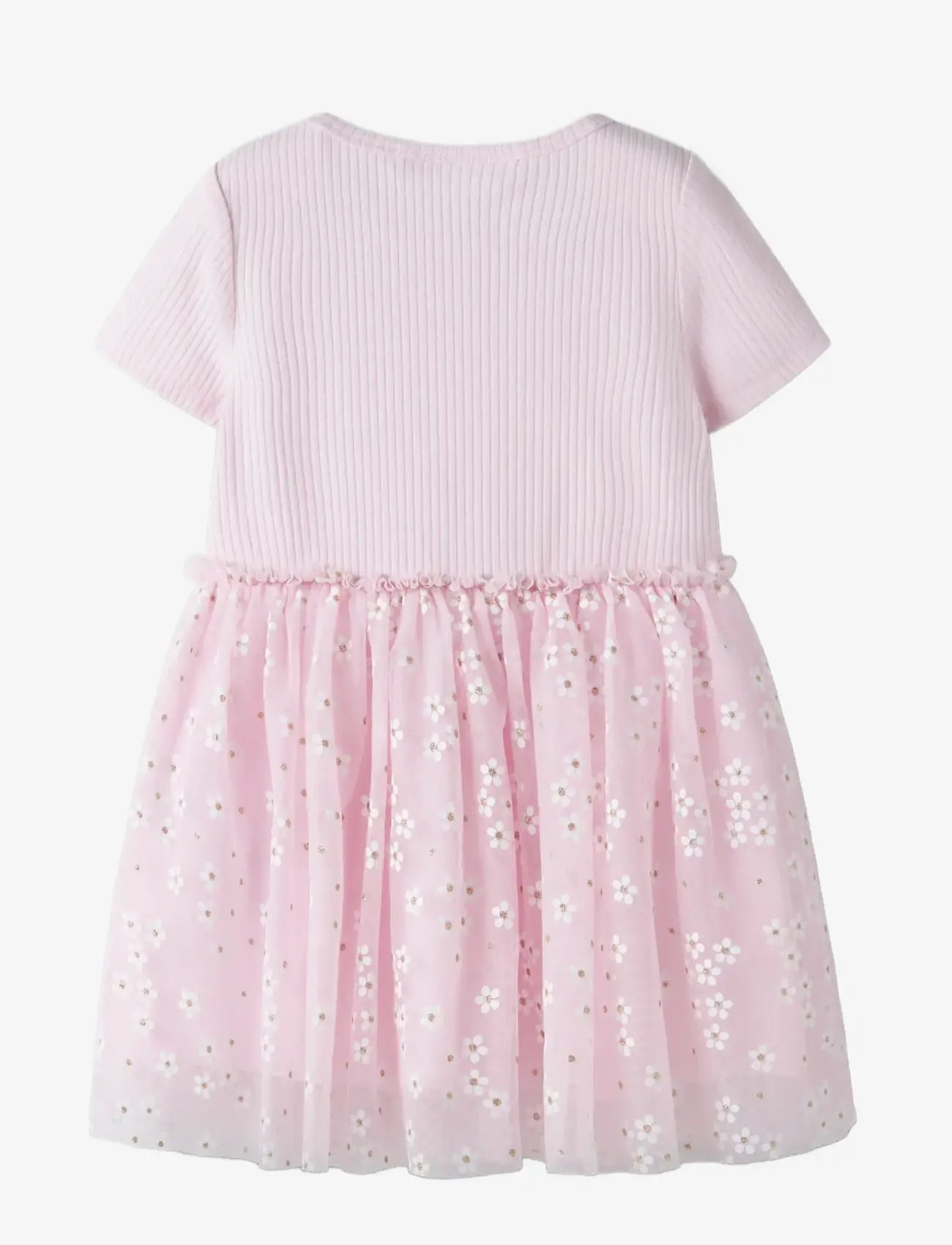 name it - NMFFLORAL SS DRESS - kortærmede hverdagskjoler - cradle pink - 1