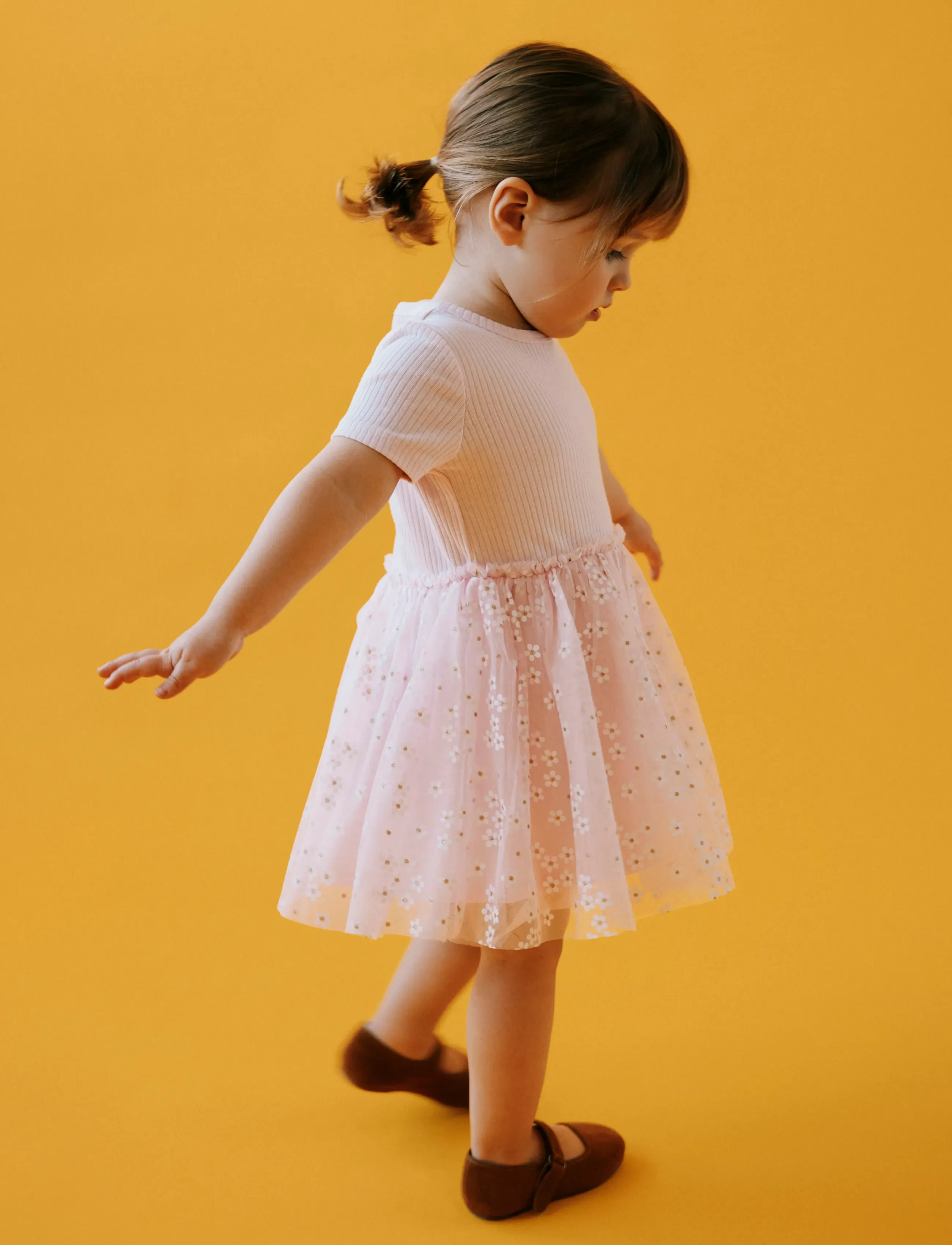 name it - NMFFLORAL SS DRESS - short-sleeved casual dresses - cradle pink - 2