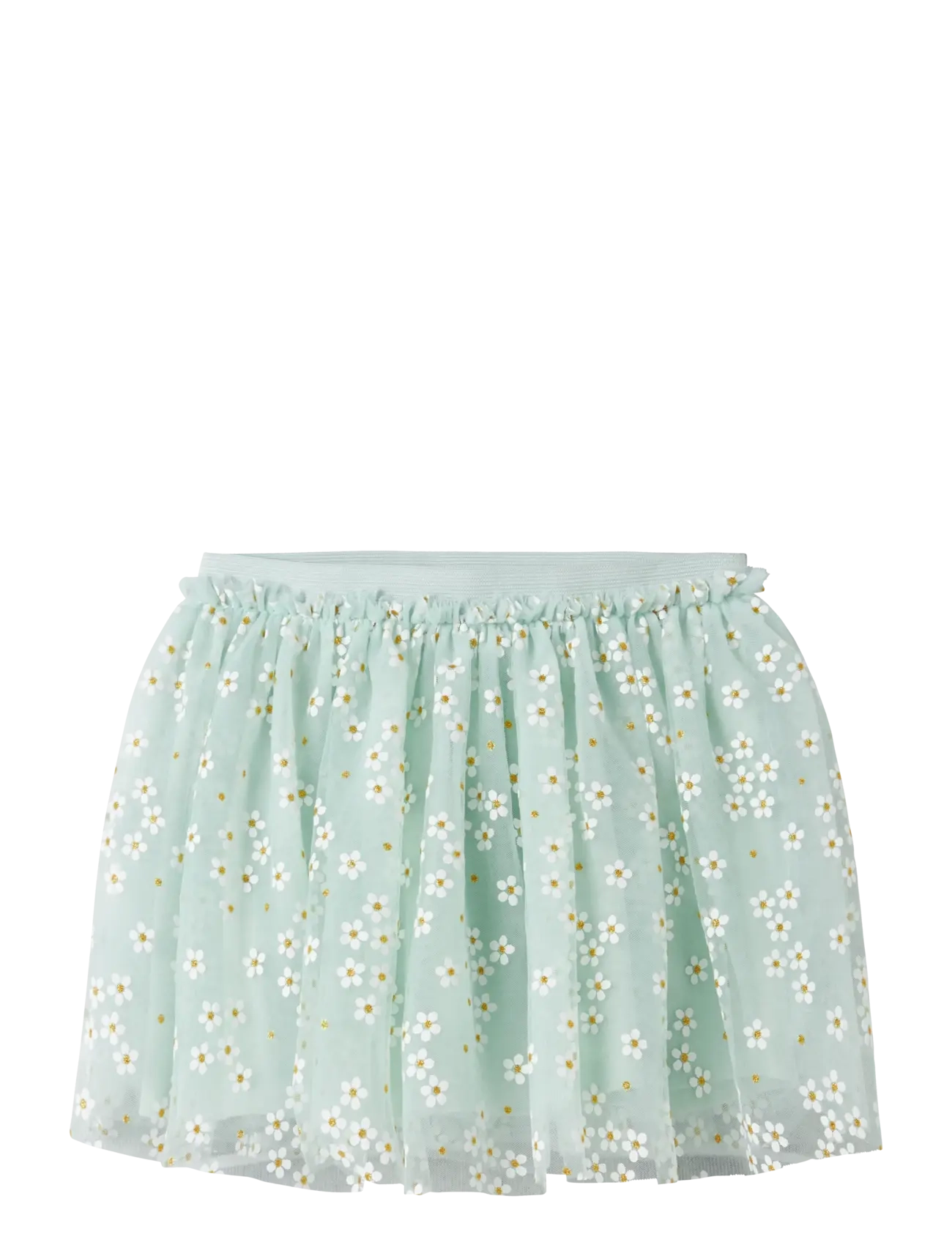 name it - NMFFLORAL SKIRT - tüll-rock - pale aqua - 0