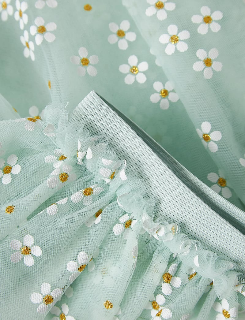 name it - NMFFLORAL SKIRT - tüll-rock - pale aqua - 3