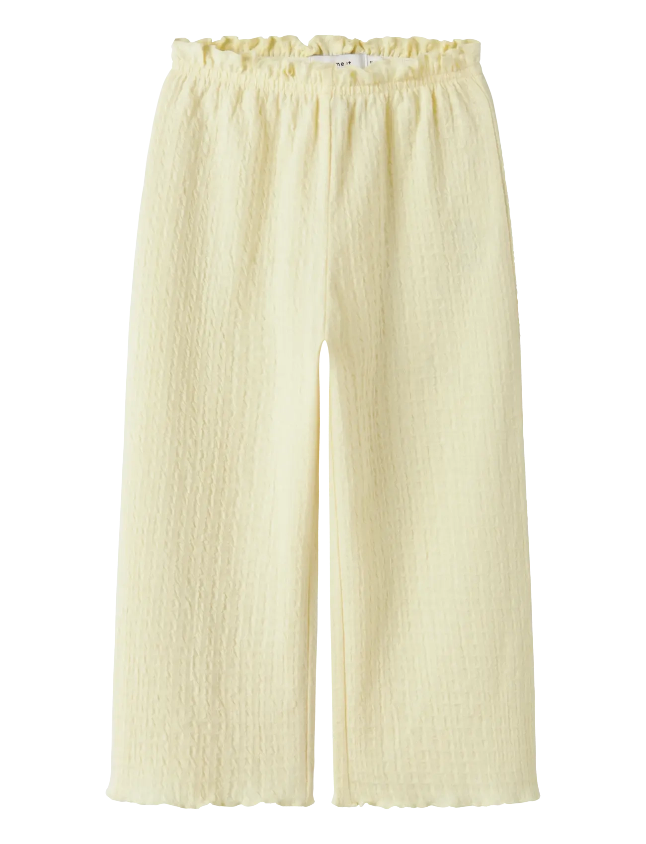 name it NMFFILURA WIDE PANT - Nieuwe Mode - PEAR SORBET / yellow