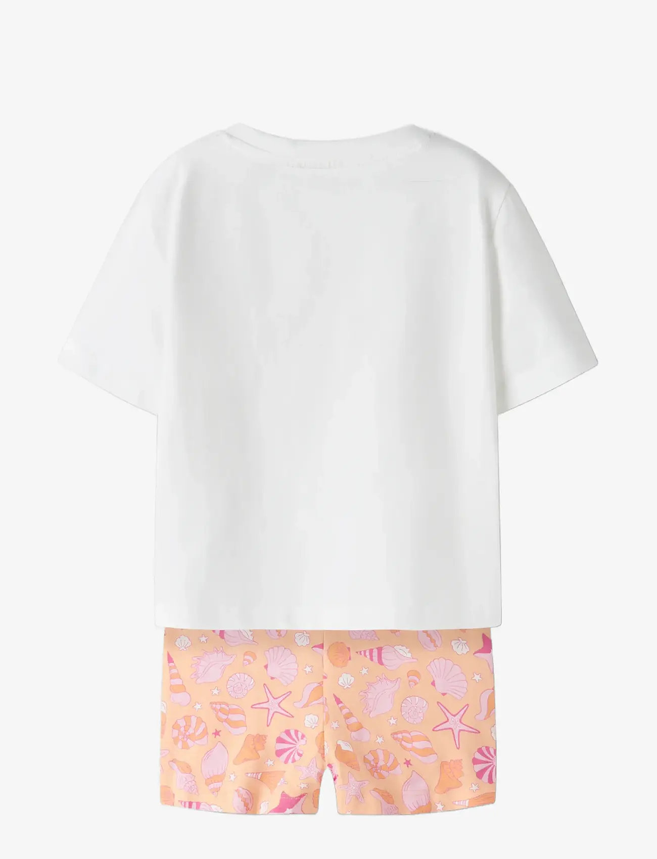name it - NMFFENIAZ NREG SHORTS SET BOX - set med kortärmad t-shirt - bright white - 1