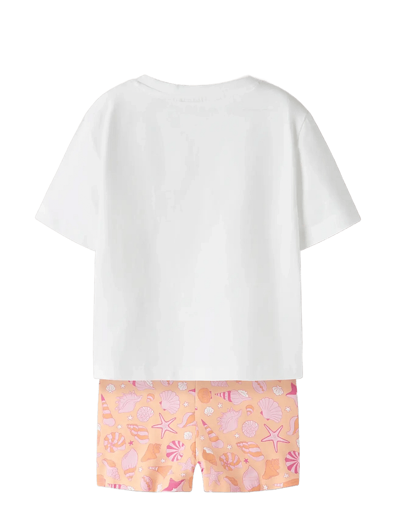 name it - NMFFENIAZ NREG SHORTS SET BOX - sets mit kurzärmeligem t-shirt - bright white - 1