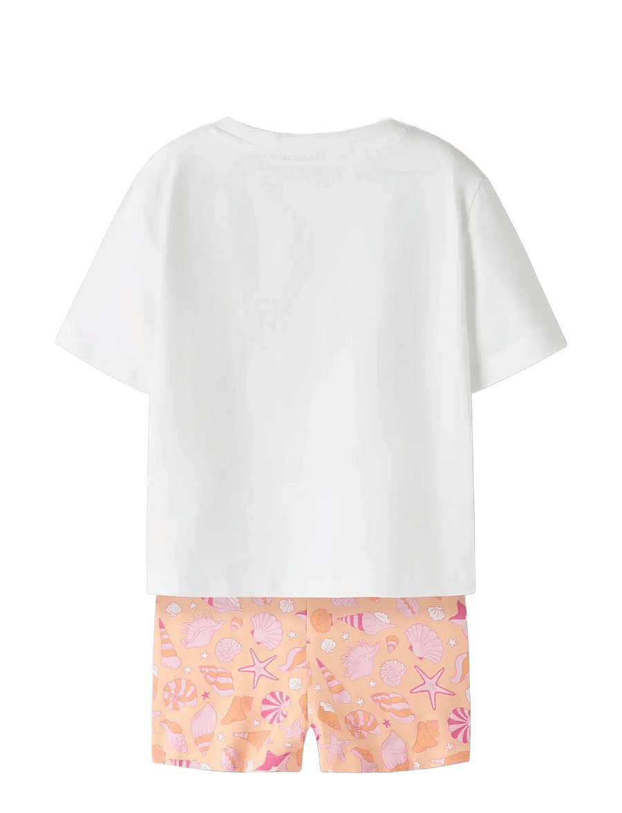 name it - NMFFENIAZ NREG SHORTS SET BOX - lühikeste varrukatega t-särkide komplektid - bright white - 1