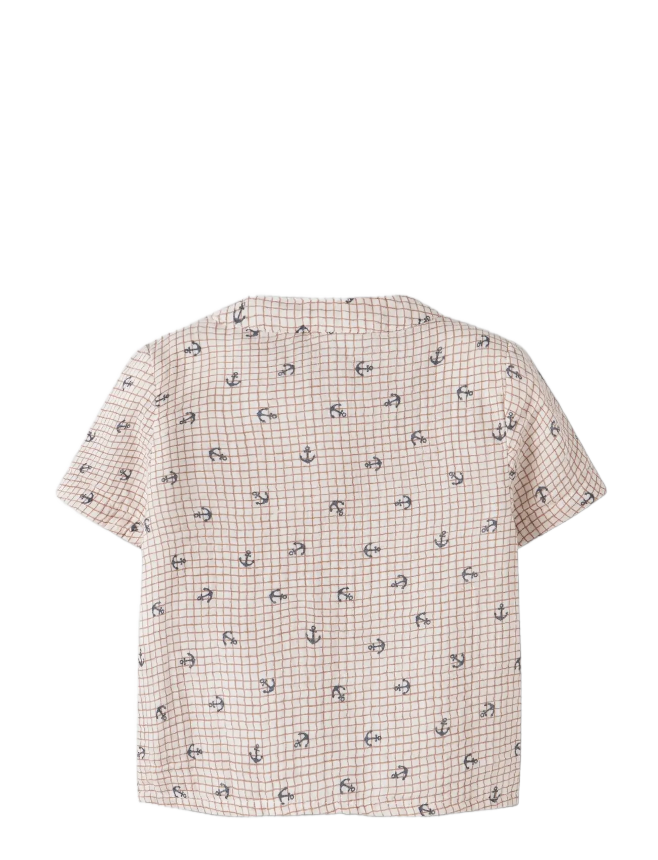 name it - NBMFRONT SS SHIRT - kortermede skjorter - cloud dancer - 1