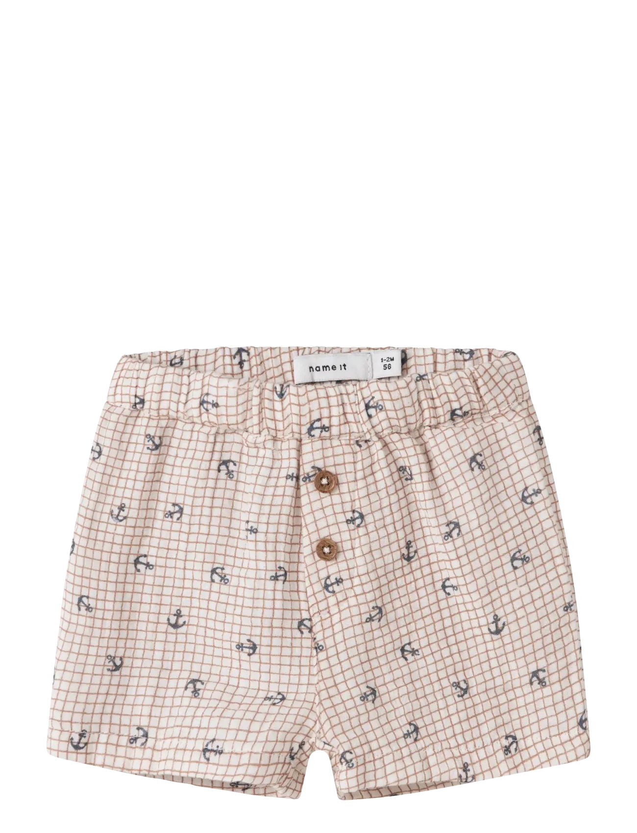 NAME IT Nbmfront Shorts Braun - 68 - Kinder