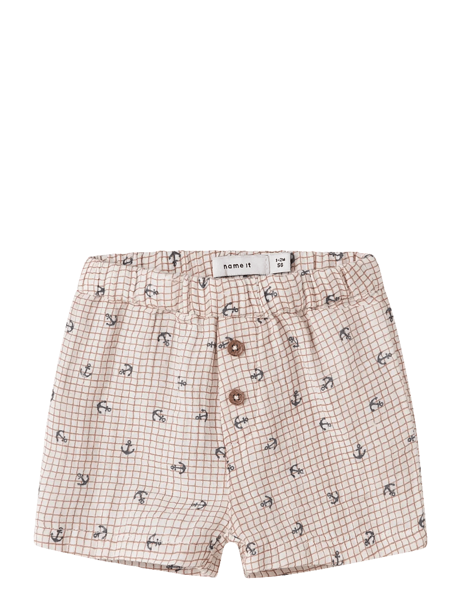 name it - NBMFRONT SHORTS - casual shorts - cloud dancer - 0