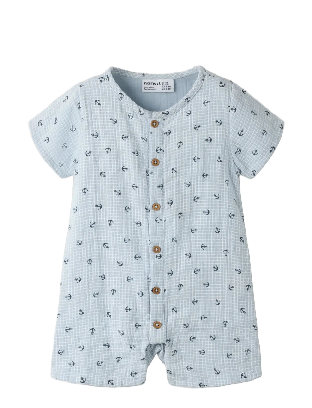 name it - NBMFRONT SS SUNSUIT - suvised sooduspakkumised - blue fog - 2