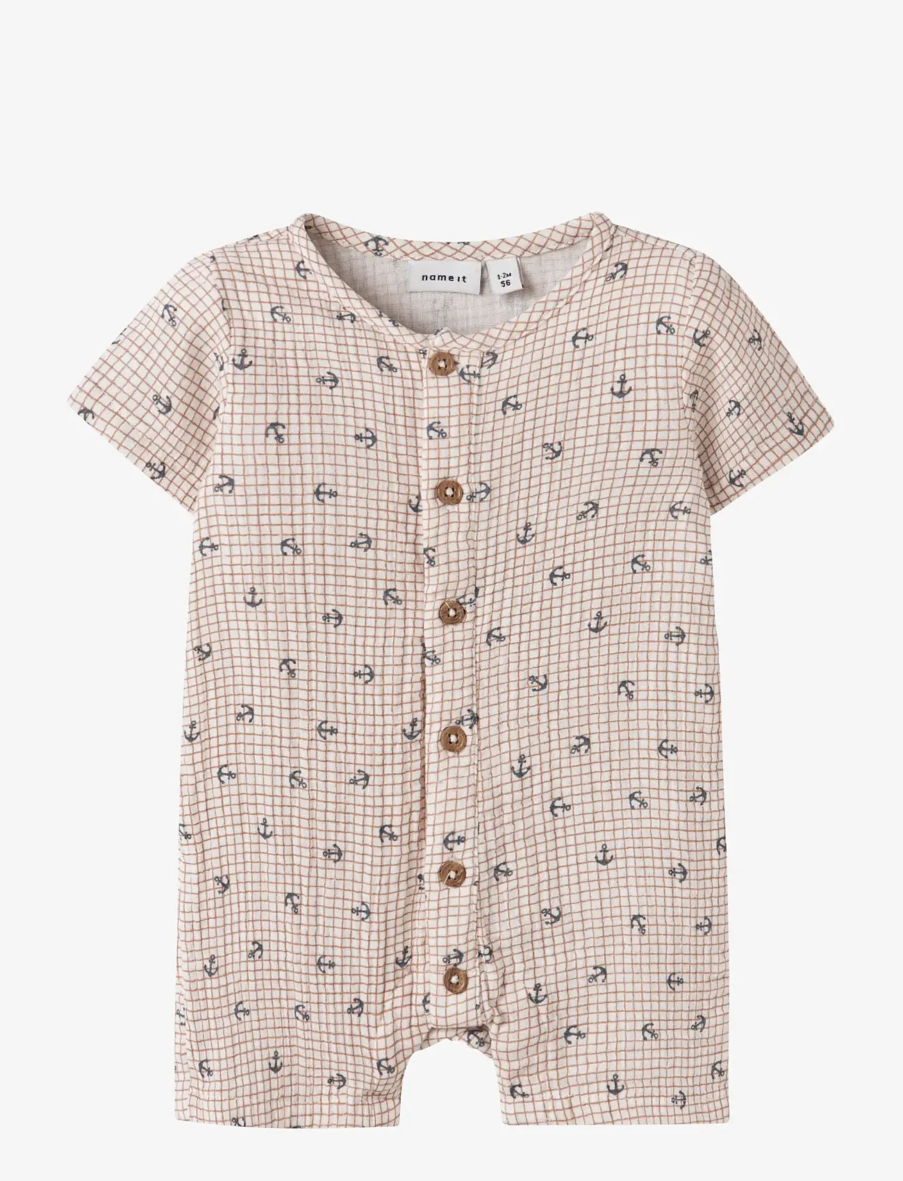 name it - NBMFRONT SS SUNSUIT - madalaimad hinnad - cloud dancer - 0