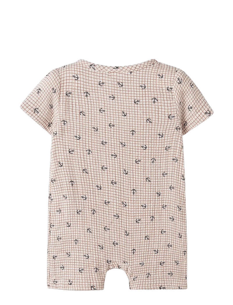 name it - NBMFRONT SS SUNSUIT - pükskostüümid - cloud dancer - 1