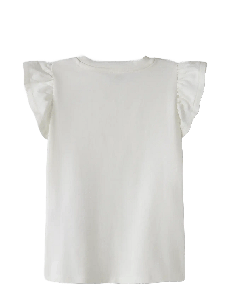 name it - NMFFLITTAZ SS TOP BOX - lühikeste varrukatega t-särgid - cloud dancer - 1