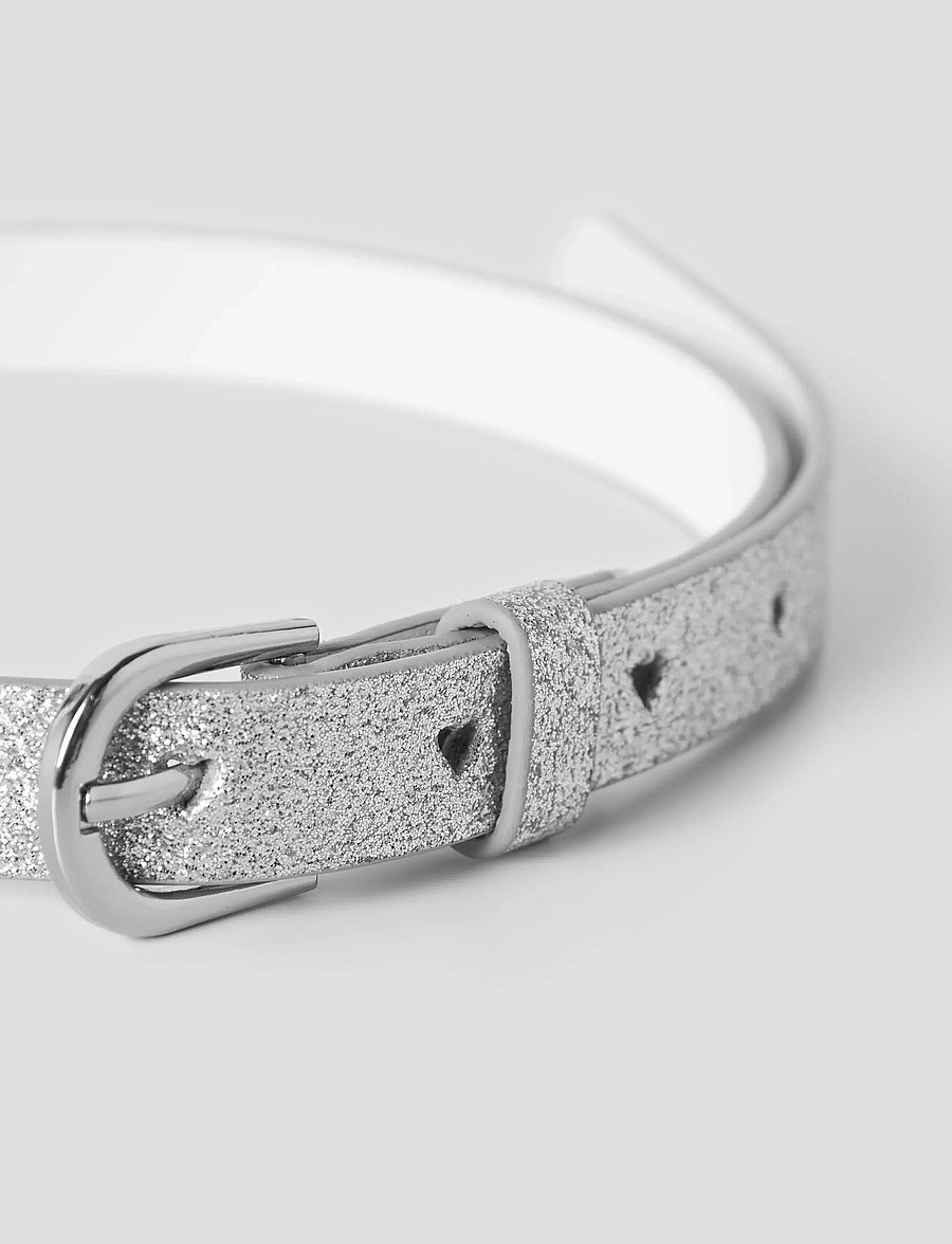name it - NMFFRIKKA BELT - vööd - silver - 2