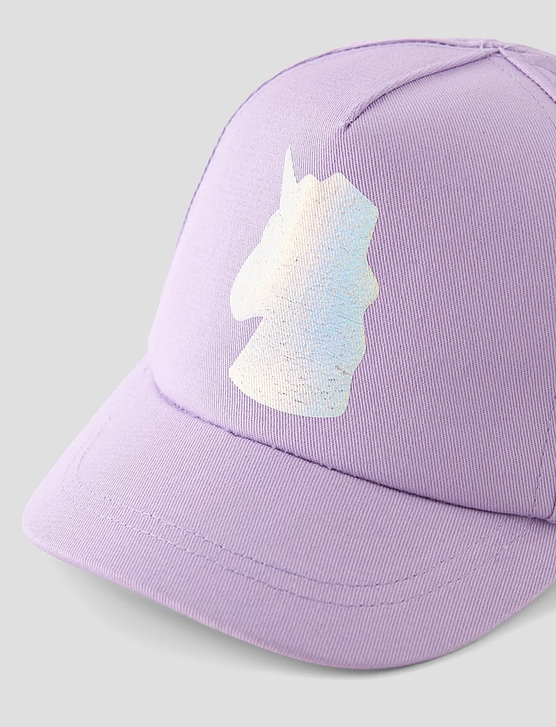 name it - NMFFINUKA CAP - kepsar - lavender fog - 4