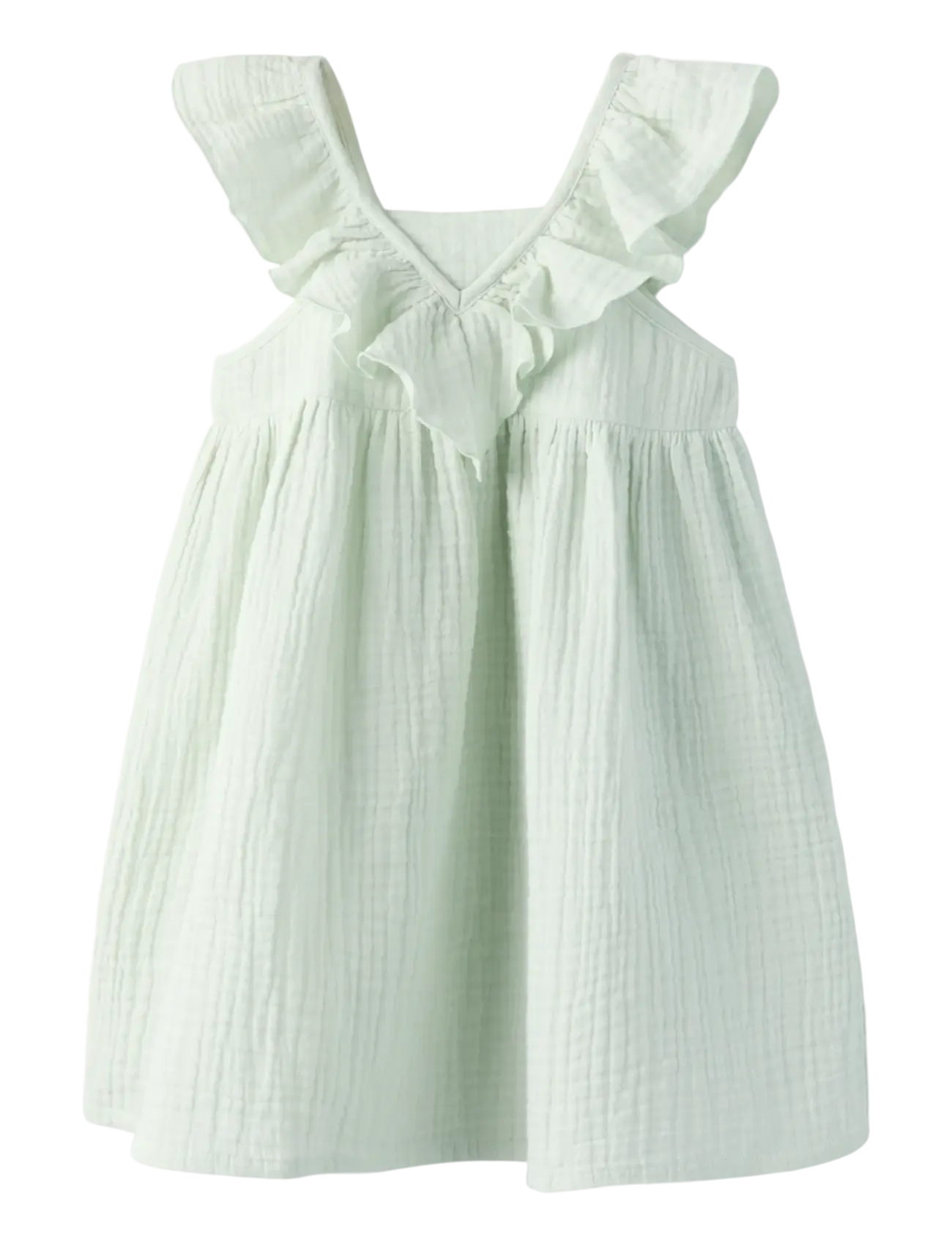 name it NMFFUSLIN CAPSL DRESS - Gaver til barna - PALE AQUA / green