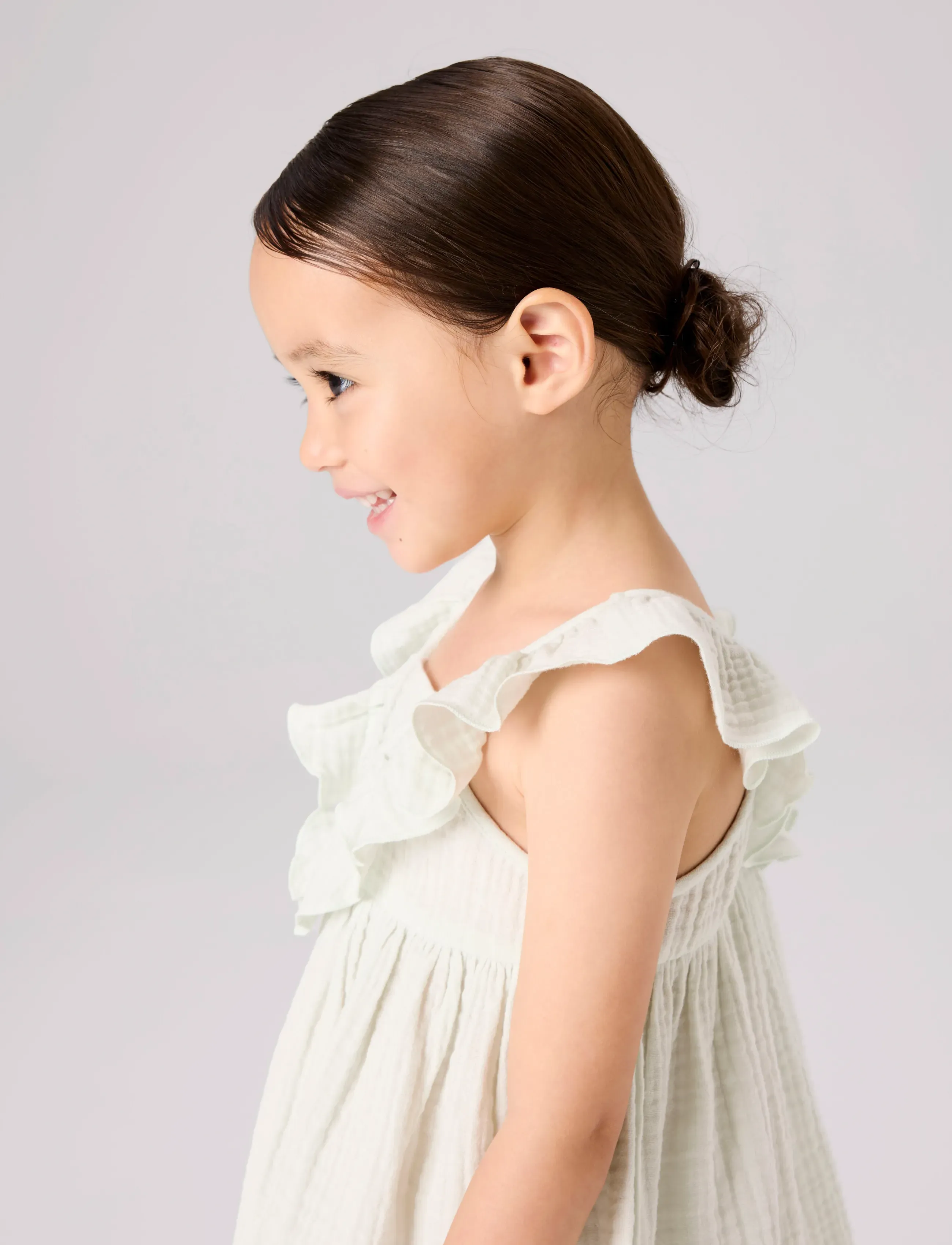 name it - NMFFUSLIN CAPSL DRESS - kortærmede babykjoler - pale aqua - 3