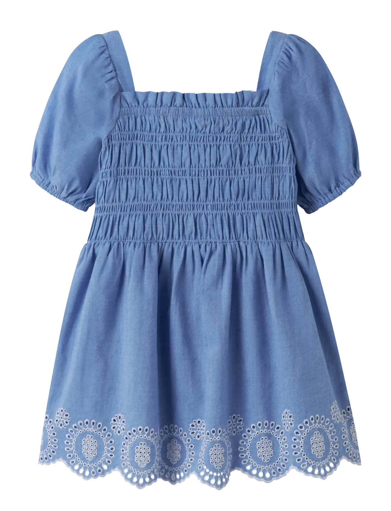 name it NMFFERMA SS DRESS - 4 for 3 - PURPLE IMPRESSION / blue