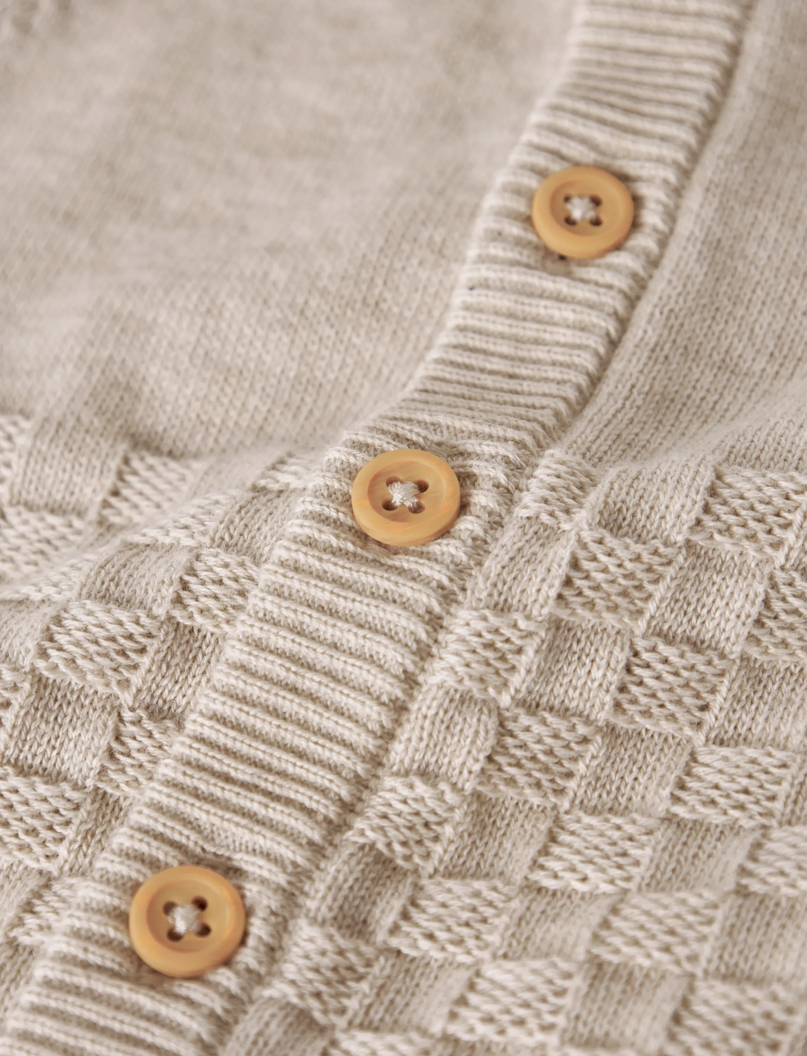 name it - NBNOROLLY LS KNIT CARD - koftor - peyote melange - 4