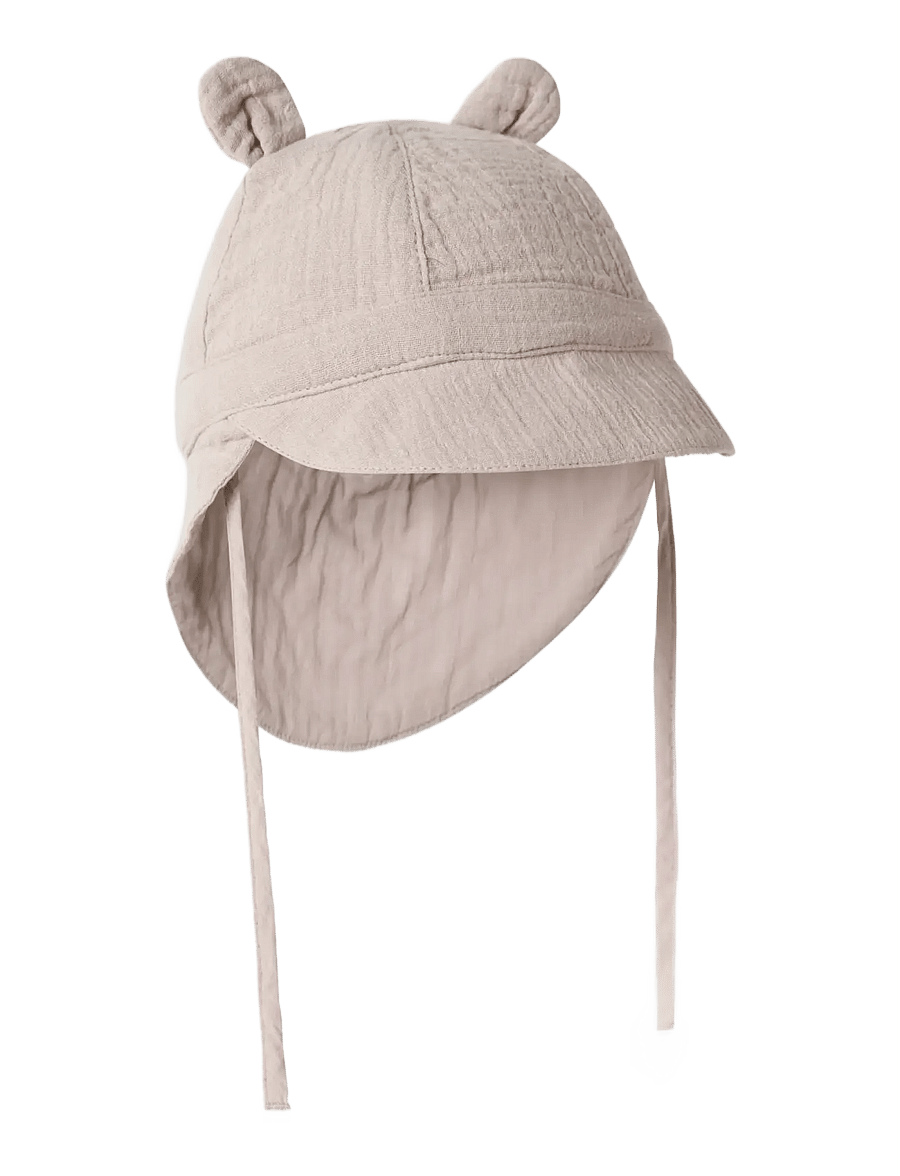 name it - NBNOPELLE HAT - babyhuer - chateau gray - 2