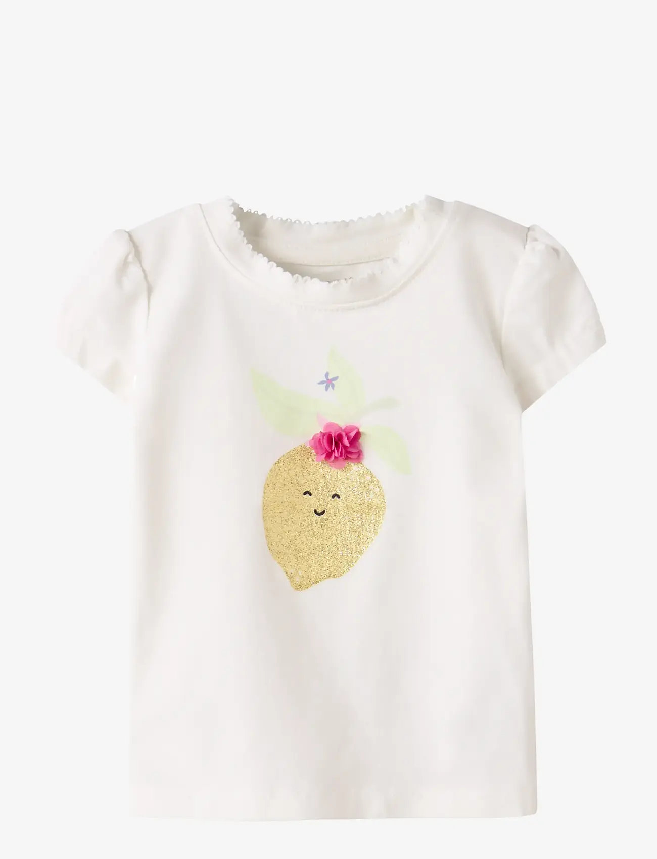 name it - NBFFILLAZ SS TOP BOX - short-sleeved t-shirts - cloud dancer - 0