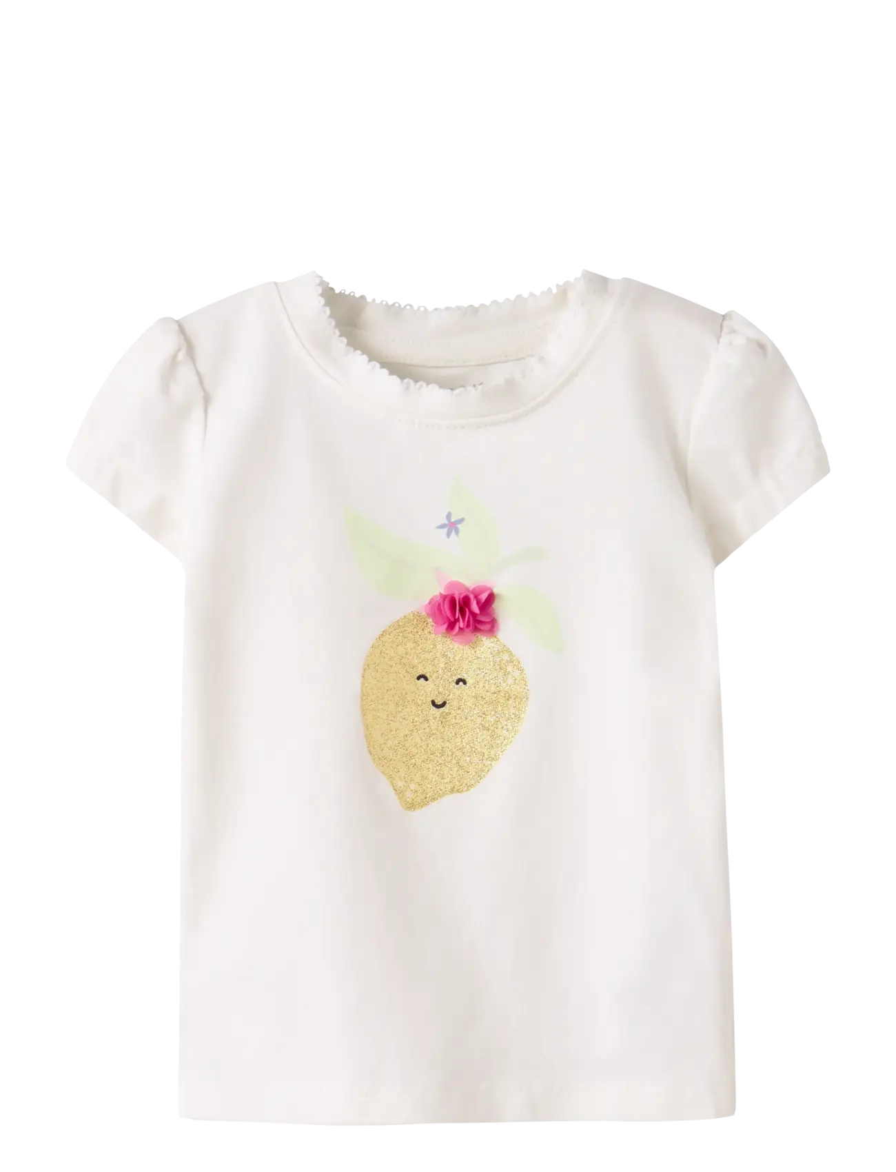 name it NBFFILLAZ SS TOP BOX - name it - CLOUD DANCER / white