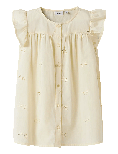 name it NMFFINAS SS DRESS - Baby 0 bis 2 Jahren - PEAR SORBET / yellow